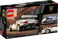 Thumbnail for Lego Speed Champions Lamborghini Countach 76908, Race Car Toy Model Replica, Collectible Building Set with Racing Driver Minifigure