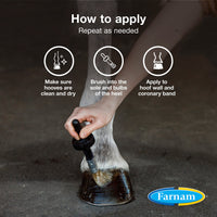 Thumbnail for Farnam Horseshoer's Secret Deep-Penetrating Hoof Oil for Horses, Conditions Dry Hooves, Prevents Cracks, Splits & Contracted Heels, Contains Avocado, Glycerine & Mineral Oils, Fast Absorbing, 32 Oz