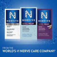Thumbnail for Nervive Nerve Relief, Occasional Nerve Discomfort II, Nerve Relief, Starts Working in 7 Days, Stabbing, Burning, Alpha Lipoic Acid, B Vitamins, Turmeric, Ginger, Nervive Supplement, 30 Tablets
