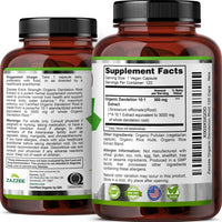 Thumbnail for Zazzee USDA Organic Dandelion Root 10:1 Extract, 3000 mg Strength, 120 Capsules, 4 Month Supply, Standardized and Concentrated 10X Extract, 100% Vegetarian, All-Natural and Non-GMO