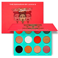 Thumbnail for Juvia's Place Palette The Saharan - Reds, Black, White, Golds, Peach, Shades of 12, Bold Mattes and Flattering Shimmer, Professional Eye Makeup, Pigmented Palette for Eye Color & Shine