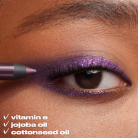 Thumbnail for URBAN DECAY 24/7 Glide-On Waterproof Eyeliner Pencil - Smudge-Proof, Long-Lasting, Transfer-Proof, Up to 16HR Wear, Smooth No-Tug Formula, Yeyo (Metallic White) - 0.04 oz