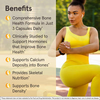 Thumbnail for Jarrow Formulas BoneUp Three Per Day for Bone Density and Skeletal Nutrition, Includes Vitamin D3, K2 (as MK-7) and Calcium, 90 Capsules, 30 Day Supply