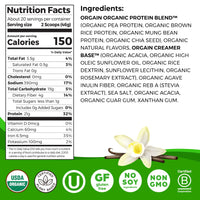 Thumbnail for Orgain Organic Vegan Protein Powder, Vanilla Bean - 21g Plant Protein, 6g Prebiotic Fiber, No Lactose Ingredients, No Added Sugar, Non-GMO, For Shakes & Smoothies, 2.03 lb (Packaging May Vary)