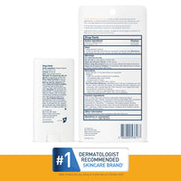 Thumbnail for CeraVe Mineral Sunscreen Stick SPF 50, Broad Spectrum SPF + Hyaluronic Acid + Ceramides, Titanium Dioxide & Zinc Oxide, 100% Mineral Face Sunscreen Stick, Fragrance Free & Oil Free