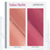 Thumbnail for LAURA GELLER NEW YORK Italian Marble Lipstick Duo - Berry Banana & Rose Macaron