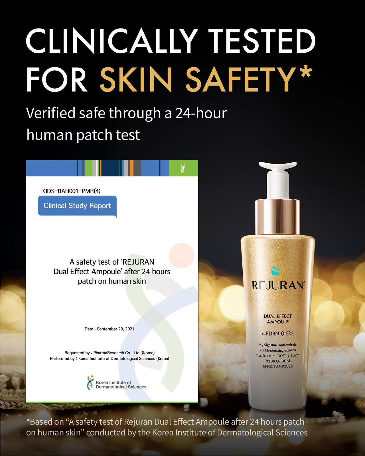 REJURAN® Dual Effect Ampoule, DOT DUAL c-PDRN® - Salmon DNA Face Serum for Deep Rejuvenation, Wrinkle Care, Firming, Skin Elasticity with Visible Anti-Aging Results. Korean Skincare (1.01 fl oz)