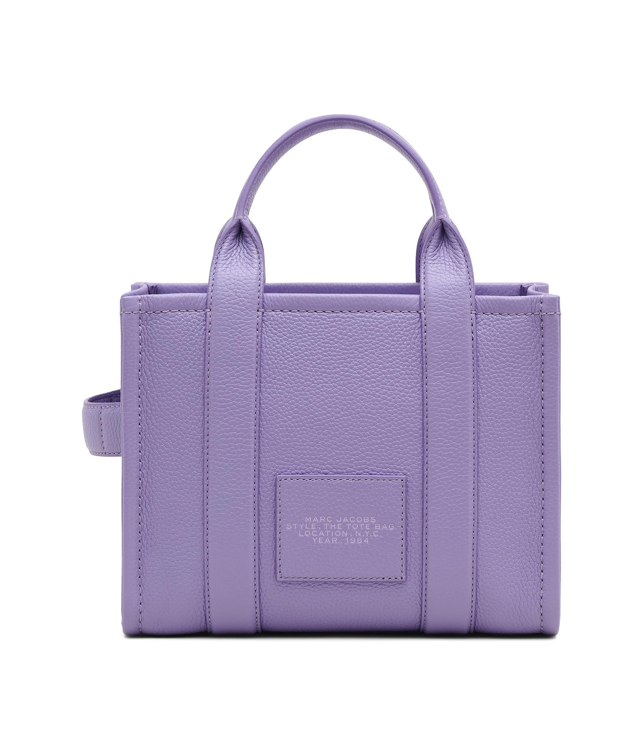 Marc Jacobs The Leather Mini Tote Bag Lavender One Size