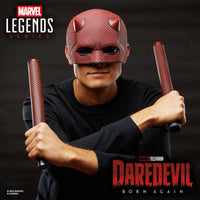 Thumbnail for Marvel Legends Series Daredevil: Born Again Premium Roleplay Mask and Billy Club, Collectibles for Adults