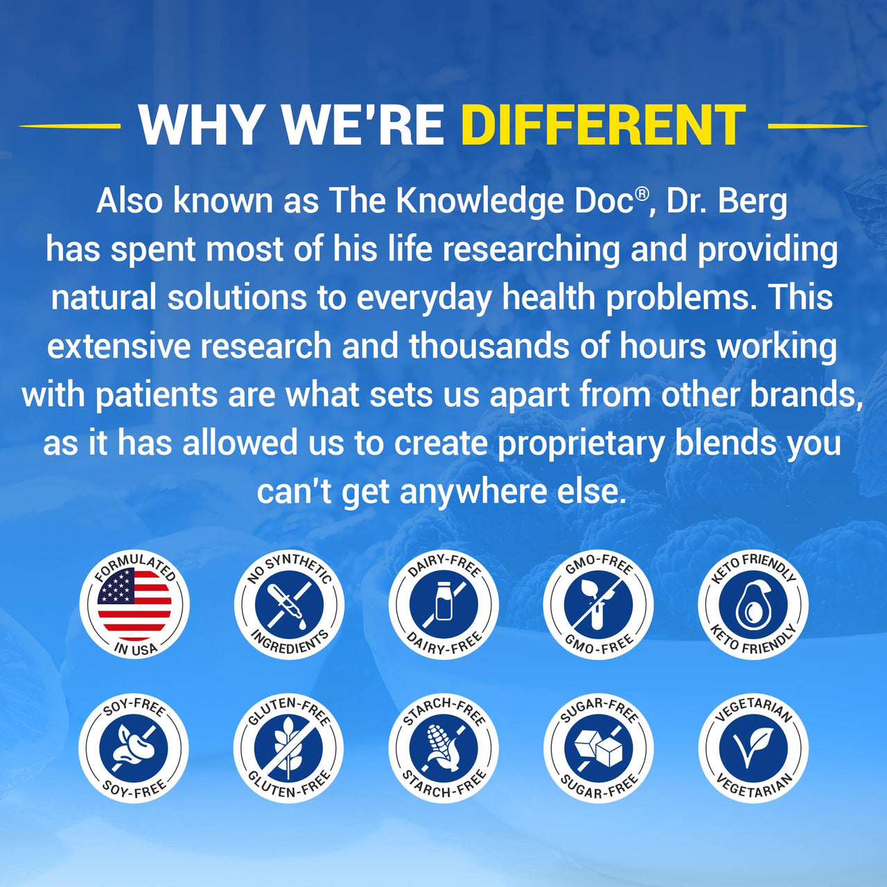 Dr. Berg Magnesium Glycinate Powder for Sleep, Relaxation, & Stress Relief - Raspberry & Lemon Flavor (50 Servings) Magnesium Powder - Ideal for Bedtime Support & Calming