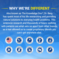 Thumbnail for Dr. Berg Magnesium Glycinate Powder for Sleep, Relaxation, & Stress Relief - Now Includes Vitamin D3 & Zinc - Delicious Raspberry & Lemon Flavor (50 Servings) Magnesium Powder - Magnesium Drink Powder