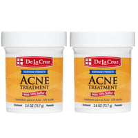 Thumbnail for De La Cruz 10% Sulfur Ointment Cystic Acne Spot Treatment for Face & Body Skin Care Face Mask & Blackhead Remover, Treatment for Hormonal Acne 2.6 oz, 2 Pack