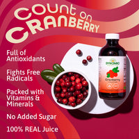 Thumbnail for Dynamic Health Pure Cranberry Juice Concentrate, Unsweetened, Natural Antioxidant Support, No Added Sugar, 8 Fl oz
