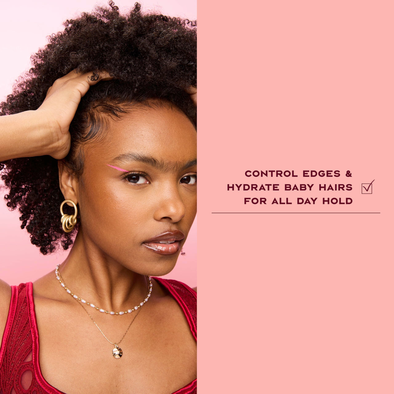 Shea Moisture Define & Shine Edge Gel + Flaxseed Coconut & Hibiscus Holds and Controls Edges All Day Infused With Glycerin, Coconut Oil and an Invigorating Sweet Scent Paraben-Free Hair 3.5 OZ