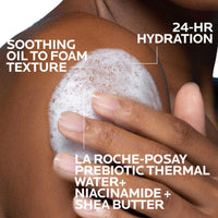 Thumbnail for La Roche-Posay Lipikar AP+ Gentle Foaming Cleansing Oil, Gentle Oil Cleanser for Face and Body Formulated with Niacinamide, Long-Lasting 24-hour Hydration, Fragrance-Free & Soap Free