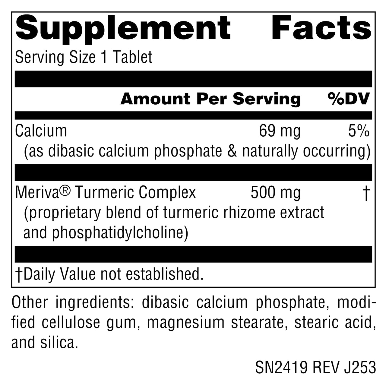 Source Naturals Turmeric with Meriva, Eases Discomfort from Everyday Activities* - 500mg, 30 Tablets