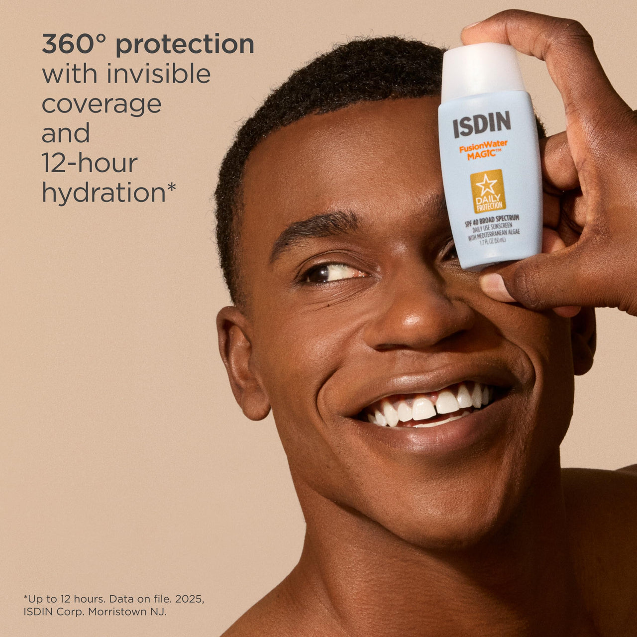 Fusion Water MAGIC, Ultralight Broad Spectrum SPF 40 Sunscreen with Hyaluronic Acid and Vitamin E, 50ml