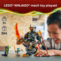 Thumbnail for LEGO NINJAGO Cole’s Mission Mech & Dragon Zane Building Toy for Boys, Girls & Kids, Ages 7+ - Poseable Mech W/Cole, Acid Monster, & Zane Minifigures for Pretend Play - Gift Idea for Birthdays - 71854