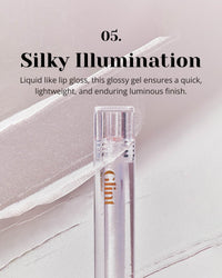 Thumbnail for Glint Liquid Gel Highlighter (Dewy Moon, 0.1oz) + Face & Body Glitter Gel (Mood Fatal, 0.1oz) - Korean Makeup Set for Eyes, Cheeks, Nose, Lips, Body & Hair, Perfect for Parties, Festivals & Concerts
