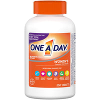 Thumbnail for One A Day Women’s Multivitamin, Supplement with Vitamin A, Vitamin C, Vitamin D, Vitamin E and Zinc for Immune Health Support, B12, Biotin, Calcium & More, Tablet, 250 count