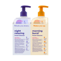 Thumbnail for Clean & Clear 2-Pack Oil-Free Facial Cleansers with Citrus Scent, Morning Burst and Night Relaxing, 16 oz