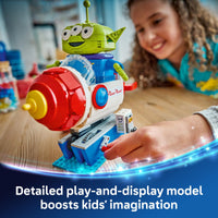 Thumbnail for LEGO Disney and Pixar Toy Story Alien with Pizza Planet Rocket Ride - Building Toy for Girls & Boys, Ages 9+ - Disney Gift Idea - Kids Bedroom Decor - 43307