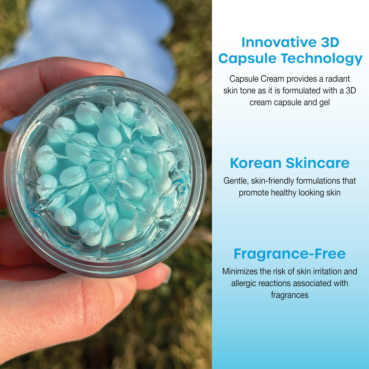 masque BAR My Ingredients Hydrating Capsule Cream Face Moisturizer, Hyaluronic acid based moisturizer, Boba face cream with Niacinamide, Korean skin care 50ml