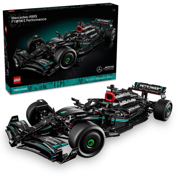LEGO Technic Mercedes-AMG F1 W14 E Performance Model Car Kits - Formula 1 Building Sets for Adults, Ages 18+ - Gift for Birthdays - Race Car with Realistic Details - 42171