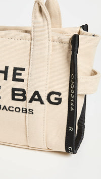 Thumbnail for Marc Jacobs Women's The Jacquard Small Tote, Warm Sand, Tan, Graphic, One Size