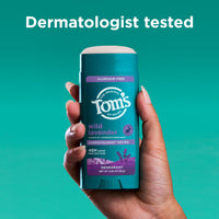 Thumbnail for Tom’s of Maine Wild Lavender Natural Deodorant for Men and Women, Aluminum Free, No Artificial Fragrances, Dyes, or Preservatives, Baking Soda Free, 48-Hour Odor Protection, 3.25 oz (2 Pack)
