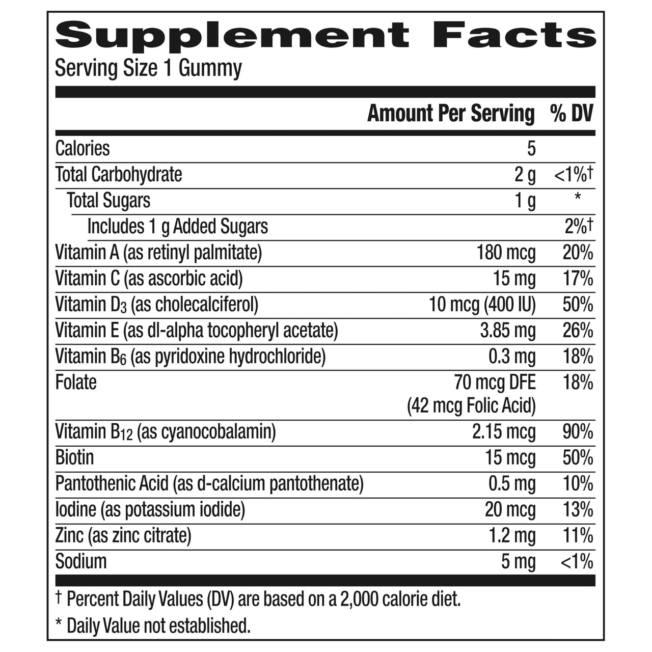 Centrum Kids Multivitamin Gummies, Tropical Punch Flavor Made With Natural Flavors, 150 Count, 150 Day Supply