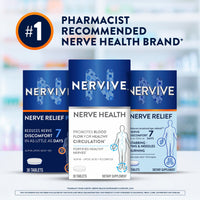 Thumbnail for Nervive Nerve Health, Alpha Lipoic Acid, Fortify Nerve Health, Healthy Nerve Function, Healthy Blood Circulation, Supplement, Tablet, 30 Tablets
