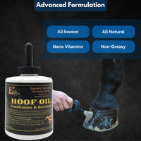 Thumbnail for E3 Hoof Conditioner & Dressing Oil 32 oz, Expert Formula for Nourishing & Protecting Horse Hooves, Deep Conditioning for Elasticity, Enhances Shine, Protective Barrier, Easy Application