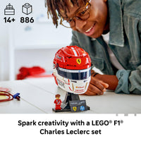 Thumbnail for LEGO Editions Scuderia Ferrari HP Charles Leclerc Helmet - Building Set for Teens, Ages 14+ - Collectible F1 Display - Bedroom or Home Office Decor - Gift for Formula 1 Fans - 43014