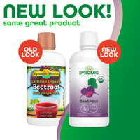 Thumbnail for Dynamic Health Certified Organic Beetroot Juice Concentrate Dietary Supplement, No Added Sugar, Artificial Colors, Preservatives, BPA-Free, Gluten-Free, 32 oz