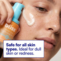 Thumbnail for Bliss Vitamin C + Tri-Peptide Bright Idea Serum – 15% Brightening + Barrier Boost Complex for Radiant, Firm Skin – Anti-Aging Face Serum Boosts Collagen & Elasticity - 1 fl oz