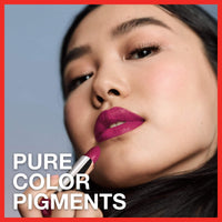 Thumbnail for Maybelline Color Sensational Lipstick, Lip Makeup, Matte Finish, Hydrating Lipstick, Nude, Pink, Red, Plum Lip Color, Lust for Blush, 1 Count