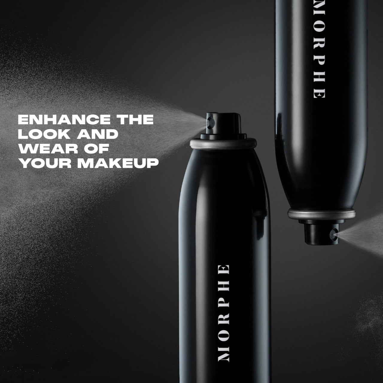 Morphe Continuous Setting Mist - Micro-Fine Setting Spray for Makeup with a Natural Finish - Helps Makeup Resist Caking or Fading & Increases Wear of Foundation (2 Count, 2.8 fl oz)