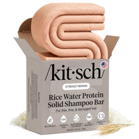 Thumbnail for Kitsch Rice Water Shampoo Bar for Hair Growth – Strengthening Hair Shampoo for Men and Women – Reduce Breakage, Boosts Shine – Paraben, Silicone & Sulfate-Free, Vegan Hair Care - 3.2 oz