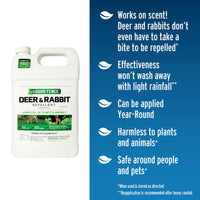 Thumbnail for Liquid Fence Deer And Rabbit Repellent Concentrate, Apply Year-Round, 1 Gallon