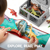 Thumbnail for JOYIN Dinosaur Toys for Kids 3-5, 17 PCS Realistic Dinosaur Figures with Activity Play Mat & Storage Cage, Ideal Kids Toys for 3 Year Old Boys, Animals Toy for Boys Birthday Gifts