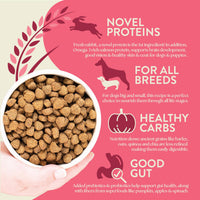 Thumbnail for Earthborn Holistics Unrefined Roasted Rabbit with Ancient Grains & Superfoods Dry Dog Food, 4-lb Bag