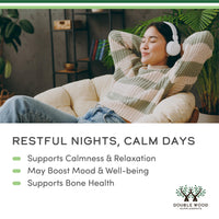 Thumbnail for Magnesium Glycinate 400mg | 180 Capsules | Sleep, Muscle, & Heart Support | Vegan, Third Party Tested, Gluten Free, Non-GMO, by Double Wood Supplements