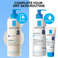 Thumbnail for La Roche-Posay Lipikar Daily Repair Moisturizing Lotion Full Size & Travel Size Skin Care Set, Body Lotion for Dry Skin & Eczema, With Niacinamide & Shea Butter for All Day Hydration, Gift Set
