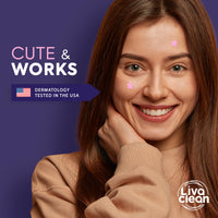 Thumbnail for Livaclean Star Pimple Patches for Face w/ Hydrocolloid, Tea Tree oil & Salicylic Acid - Zit Stickers, Hydrocolloid Acne Patches for Face - Cute Pimple Patch, Acne Stickers