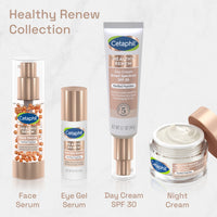 Thumbnail for Cetaphil Healthy Renew Skin Tightening Night Cream 1.7 Oz, Wrinkle Repair Cream for Face with Peptides, Retinol Alternative Cream For Sensitive Skin, Fragrance Free