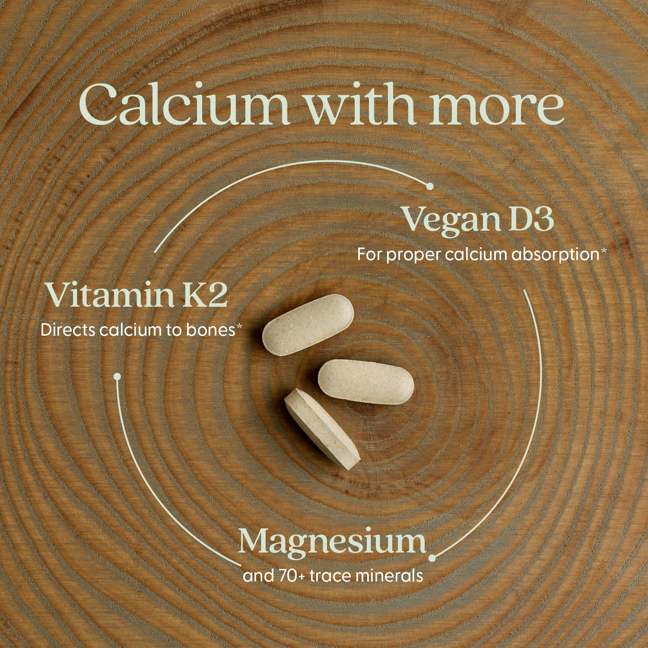 New Chapter Calcium Supplement - Bone Strength Plant-Based USDA Organic Calcium with Magnesium, Vitamin D3+K2, for Bone Health & Joint Mobility, Heart Support, 905 mg dose - 120 Slim Tablets