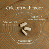 Thumbnail for New Chapter Calcium Supplement - Bone Strength Plant-Based USDA Organic Calcium with Magnesium, Vitamin D3+K2, for Bone Health & Joint Mobility, Heart Support, 905 mg dose - 120 Slim Tablets