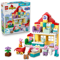 Thumbnail for LEGO DUPLO Peppa Pig Family House - Building Toy for Toddlers, Ages 2+ - Sensory Toy for Girls & Boys - W/ 5 Figures - Birthday Gifts for Kids - 10467