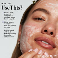 Thumbnail for Kate Somerville Goat Milk Moisturizing Cleanser - Gentle Daily Face Wash for Sensitive Skin, Relieves Dry Skin & Tightness, 4 Fl Oz